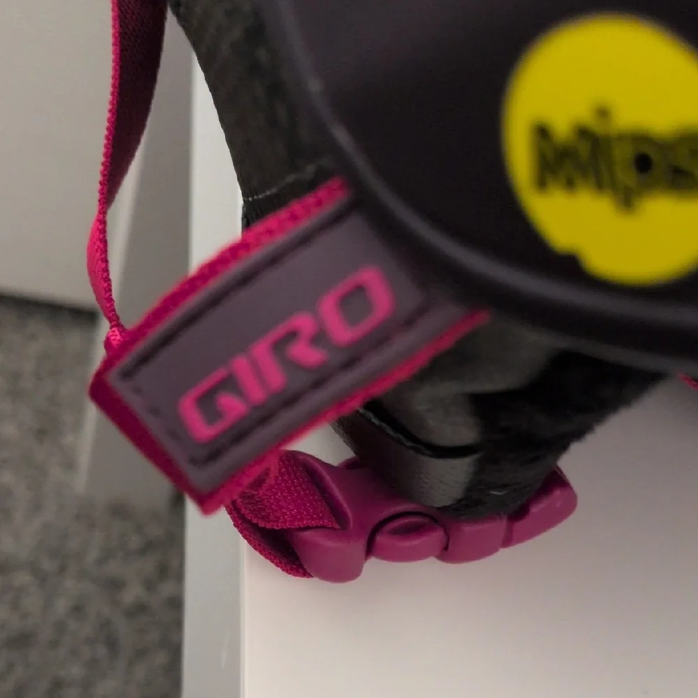 Giro Matte Charcoal Helmet with Pink Accents - Picture 6 of 7